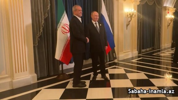 Putin Çində keçirilən ŞƏT sammiti çərçivəsində İran prezidenti ilə görüşüb
